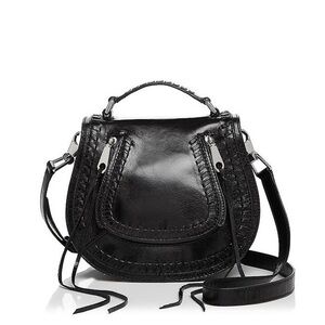 Rebecca Minkoff Vanity Small Leather Saddle Bag